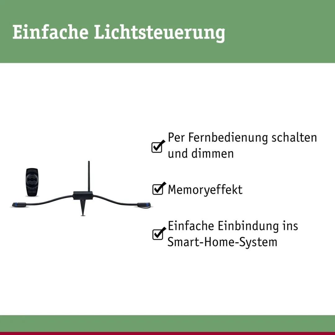 Paulmann Plug & Shine Controller IP68 - Zwart