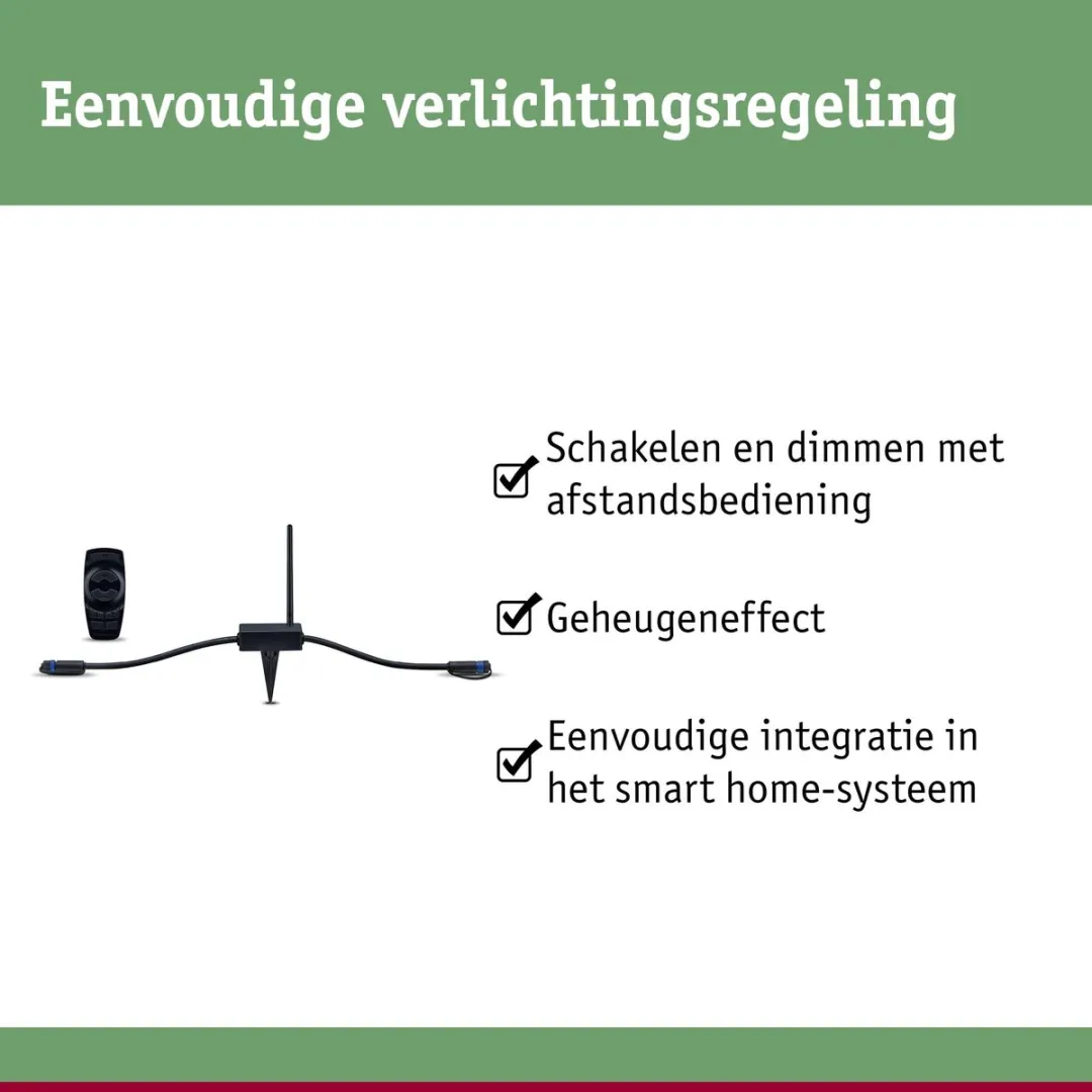 Paulmann Plug & Shine Controller IP68 - Zwart