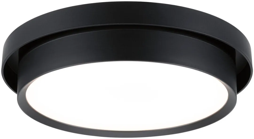 Paulmann Malik LED Plafondlamp 2700K 850lm - Zwart mat
