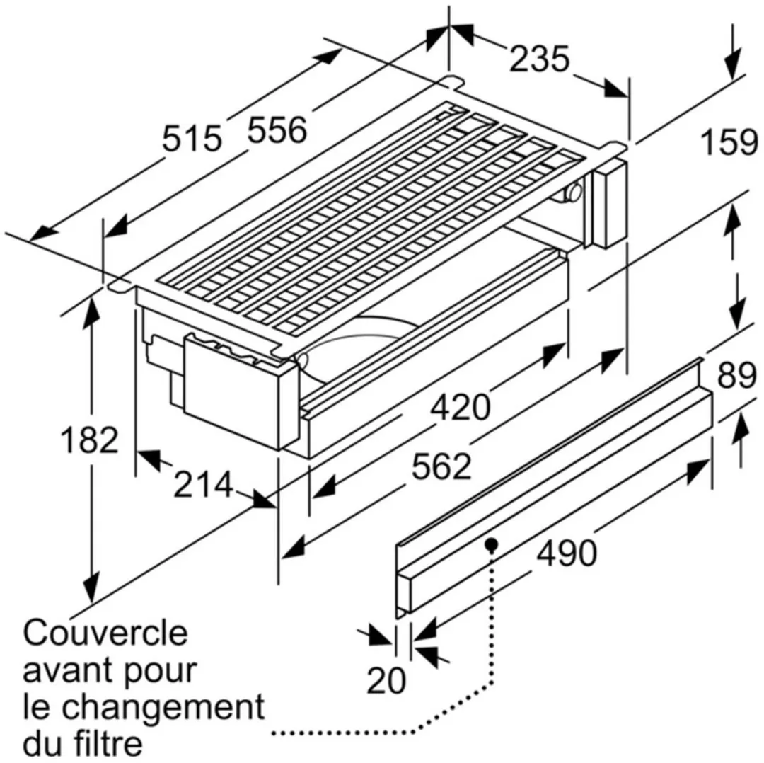 Neff Z51ITD1X1 afzuigkapaccessoire