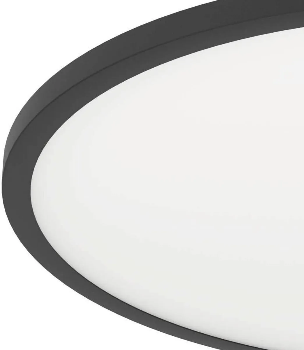EGLO connect.z Sarsina-Z Plafondlamp Ø60cm - Zwart/Wit - Zigbee