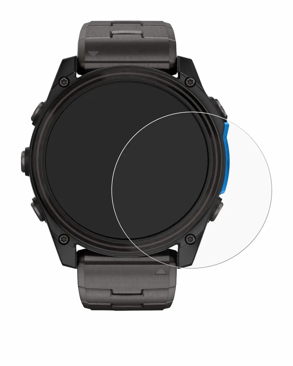 upscreen Garmin D2 Mach 2 screenprotector - 51mm - Transparant - afbeelding 5 van 6