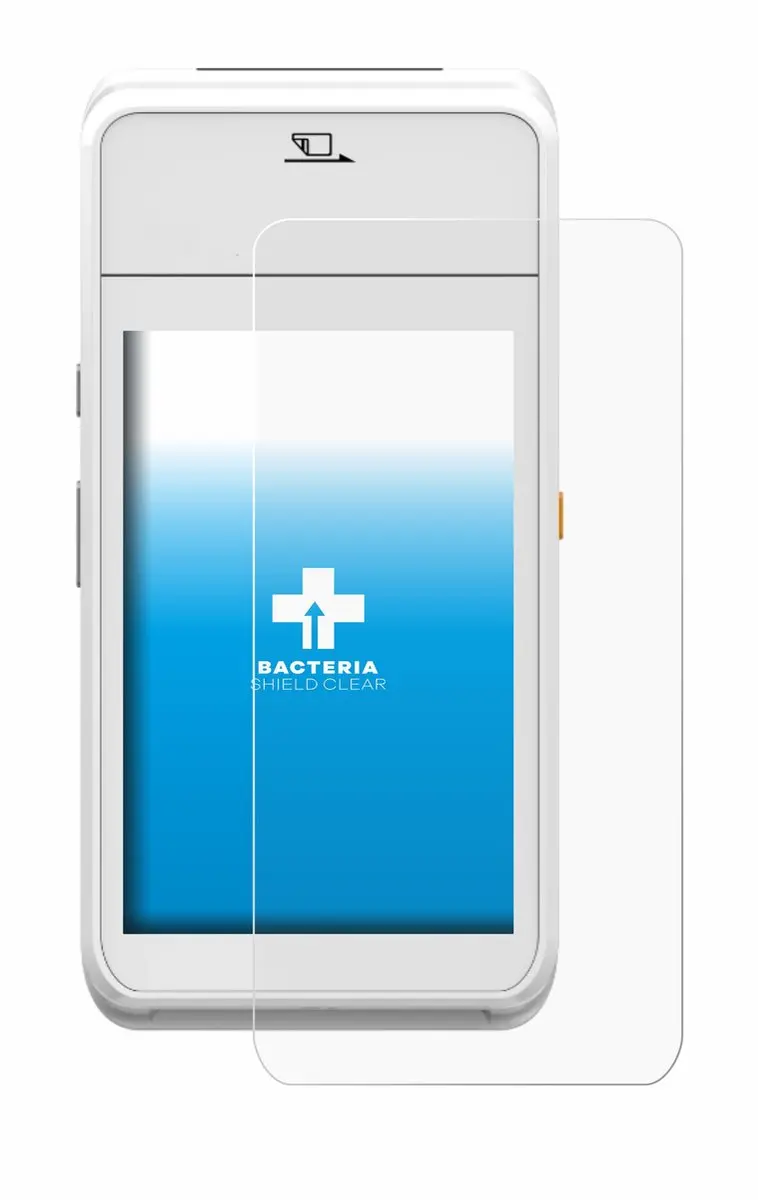 upscreen Pax A99 Screenprotector - Antibacterieel Transparant - afbeelding 4 van 5