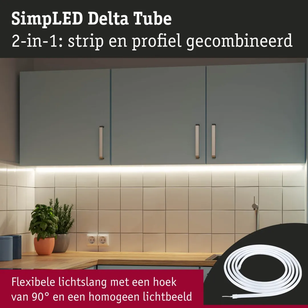 Paulmann SimpLED LED Strip Delta Volledige Set 5m - 18W 660lm/m