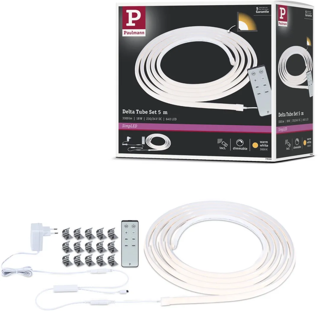 Paulmann SimpLED LED Strip Delta Volledige Set 5m