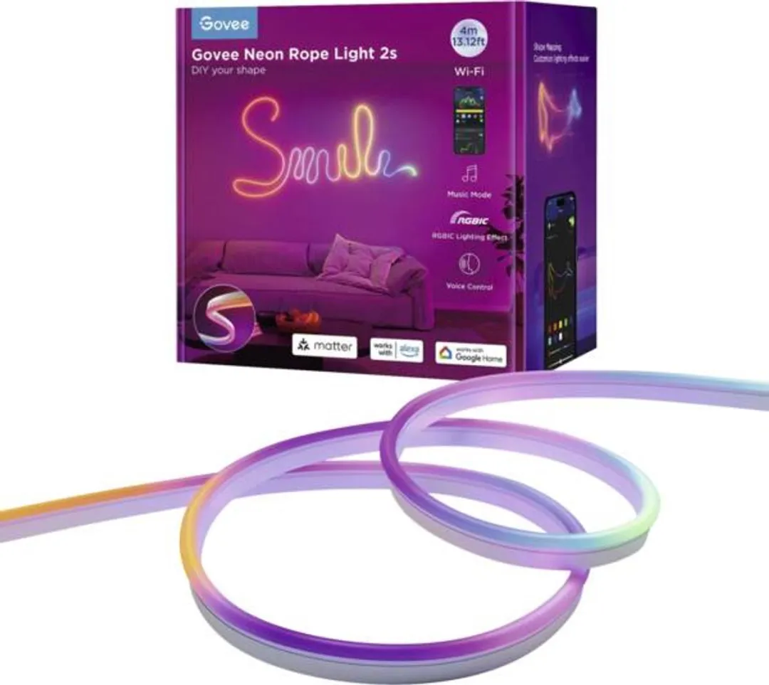 Govee Neon Rope Light 2S Wit - 4m