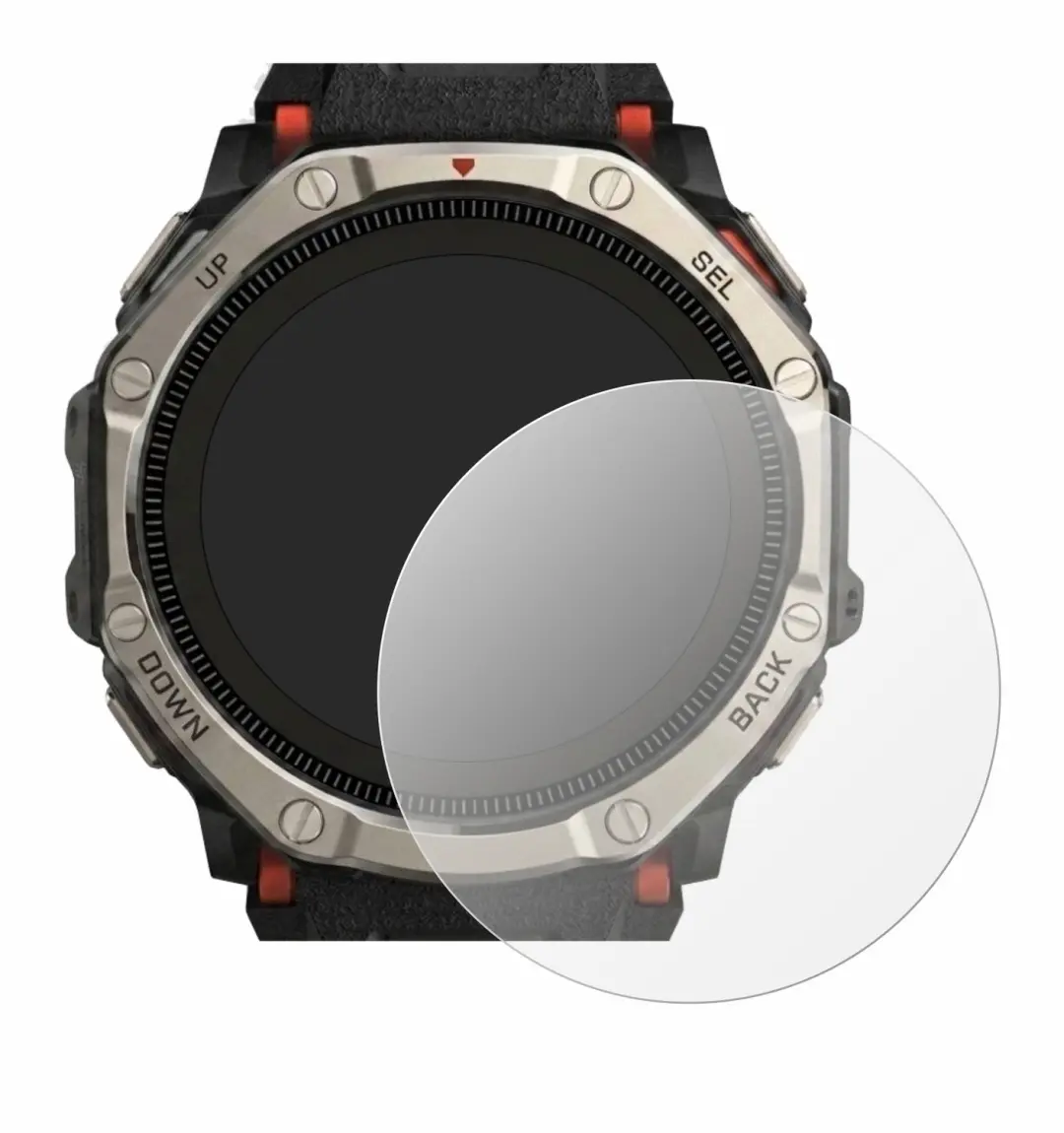 upscreen Screenprotector Amazfit T-Rex Dual Solar - Mat - afbeelding 5 van 6