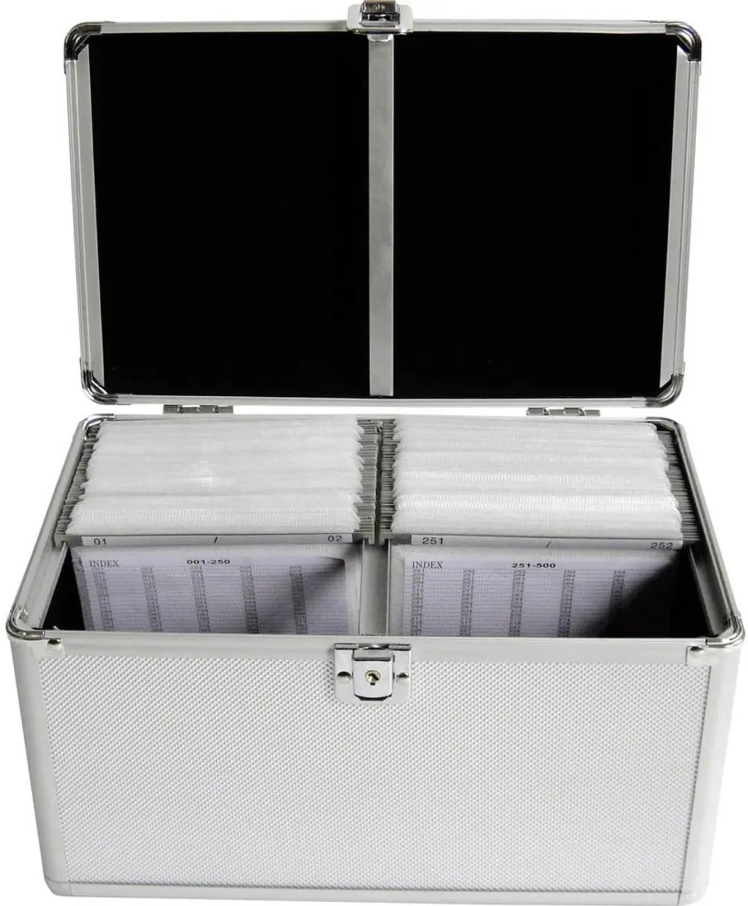 MediaRange BOX75 CD-koffer 200 schijven - Zilver - afbeelding 5 van 6