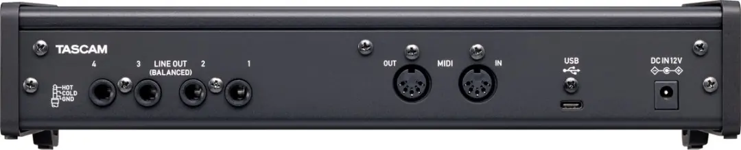 Tascam US-4x4HR USB Audio Interface - afbeelding 4 van 6