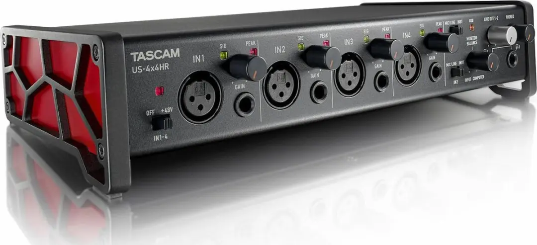 Tascam US-4x4HR USB Audio Interface - afbeelding 6 van 6