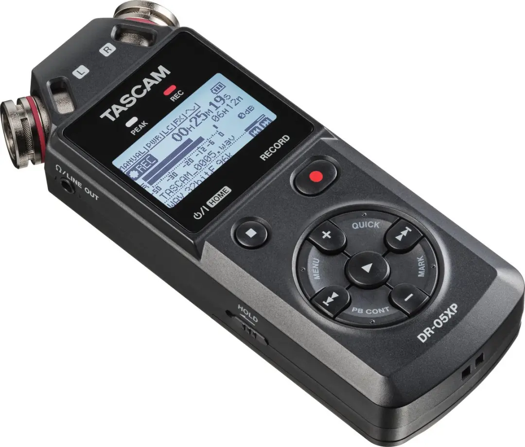 Tascam DR-05XP Mobiele Recorder - Zwart - afbeelding 5 van 6
