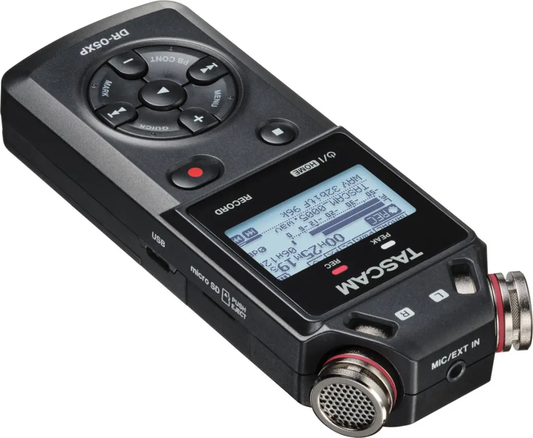 Tascam DR-05XP Mobiele Recorder - Zwart - afbeelding 6 van 6