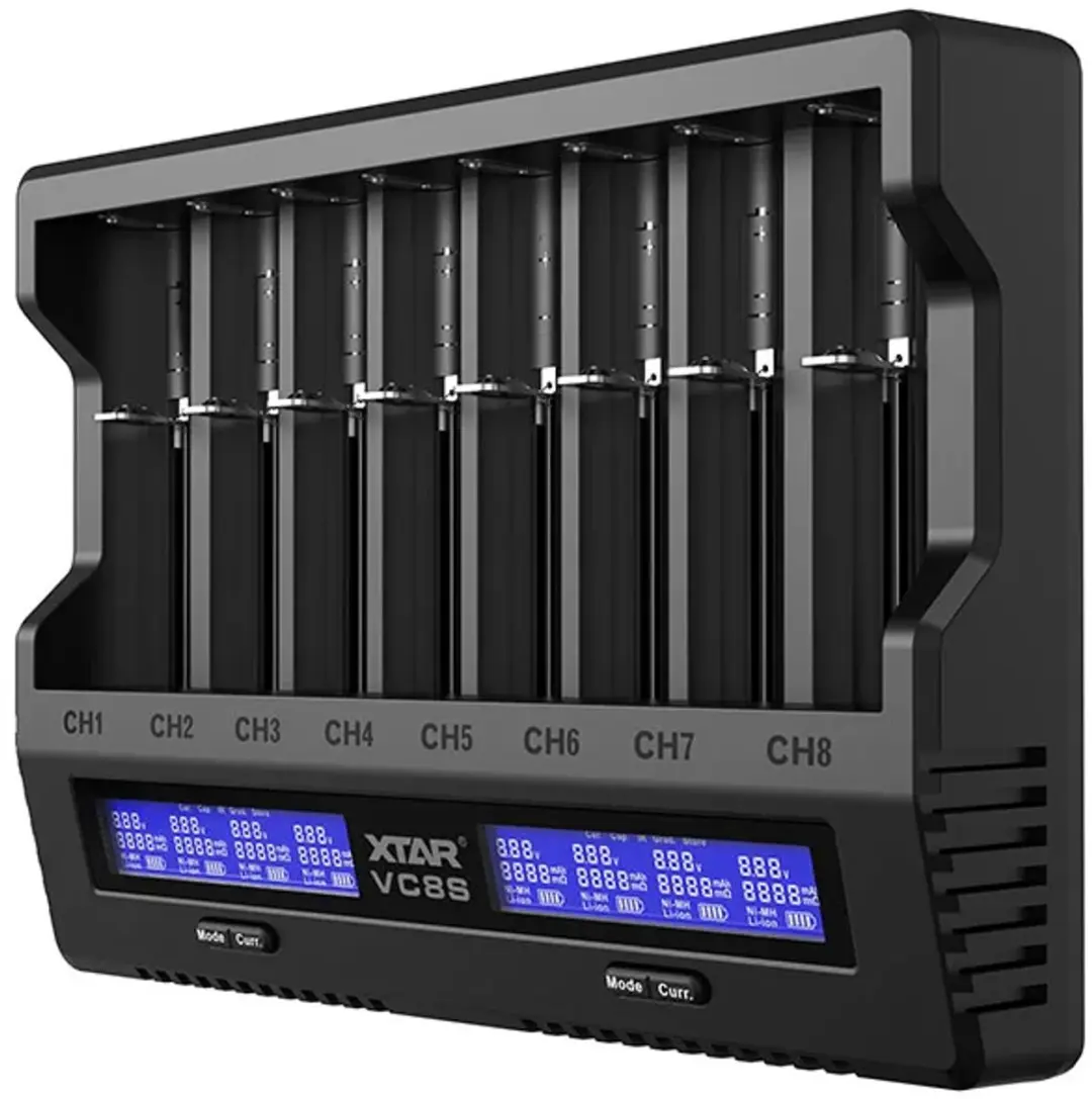 Xtar VC8S Acculader - AA/AAA - 8 Batterijen - afbeelding 3 van 6