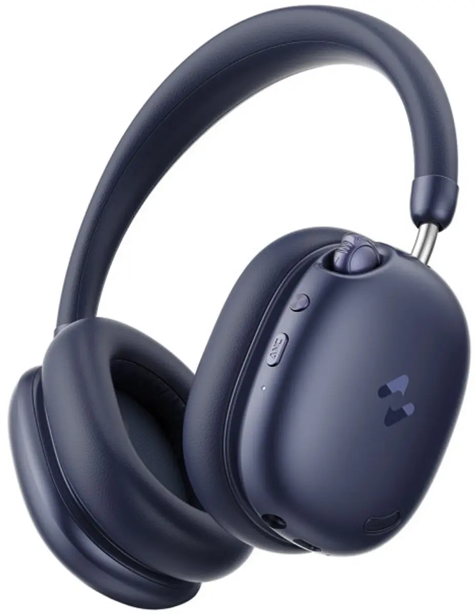 Havit Space S1 Draadloze Koptelefoon - ANC - Blauw - afbeelding 4 van 5