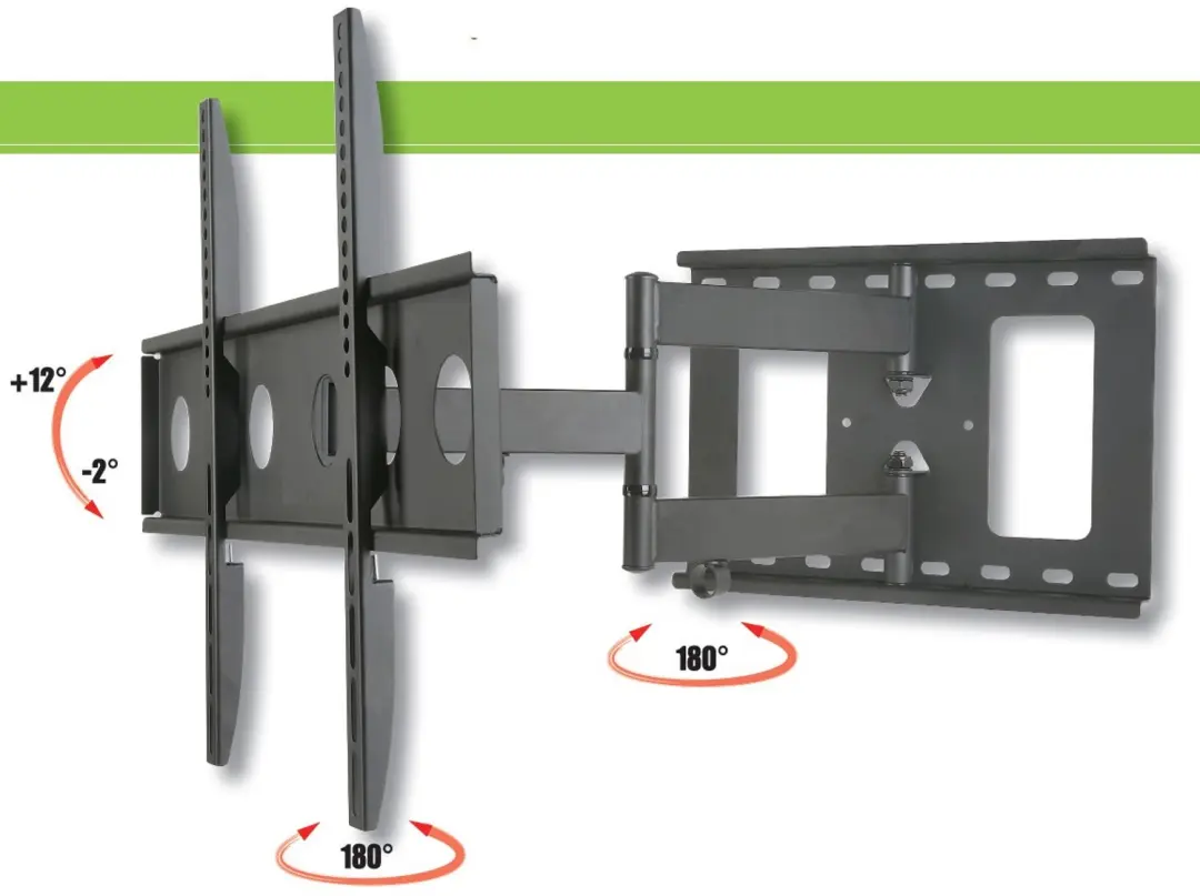 Techly ICA-PLB-148L TV-beugel 32-65 inch - Zwart - afbeelding 3 van 6