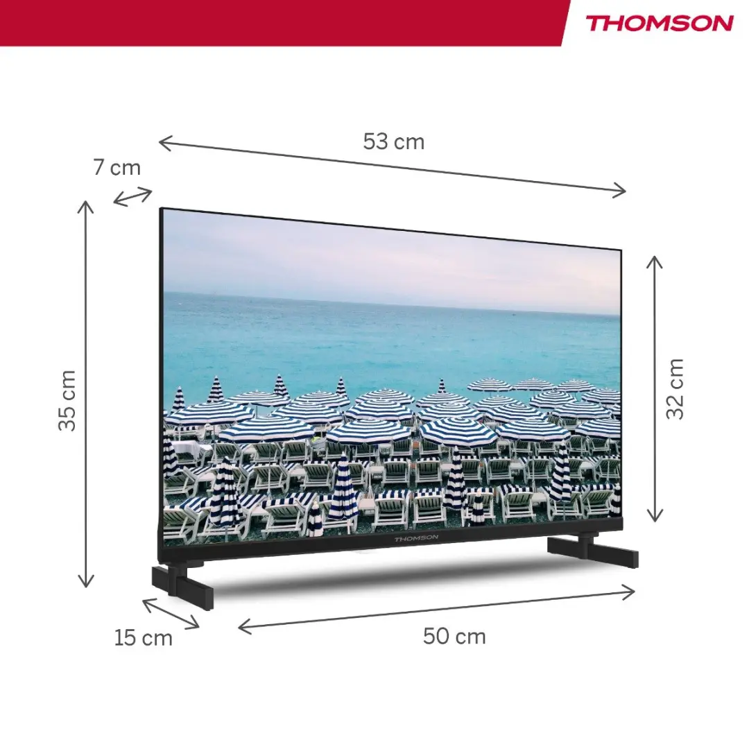 Thomson 24HD2S13 HD LED TV - 24 inch - Zwart - afbeelding 4 van 6