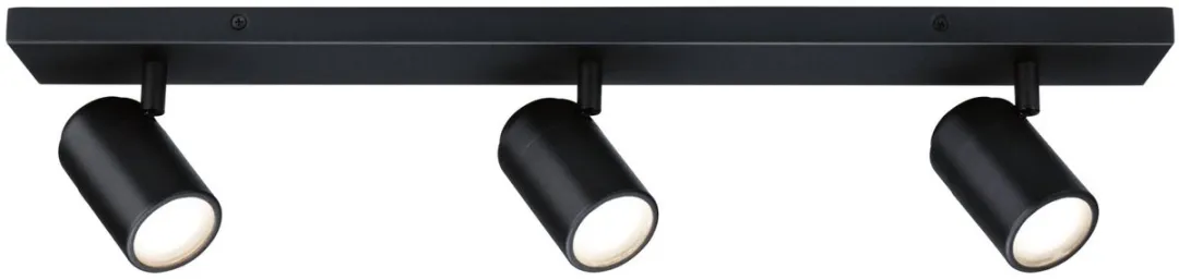 Paulmann Spotlight Zyli IP44 GU10 3x10W - Zwart mat