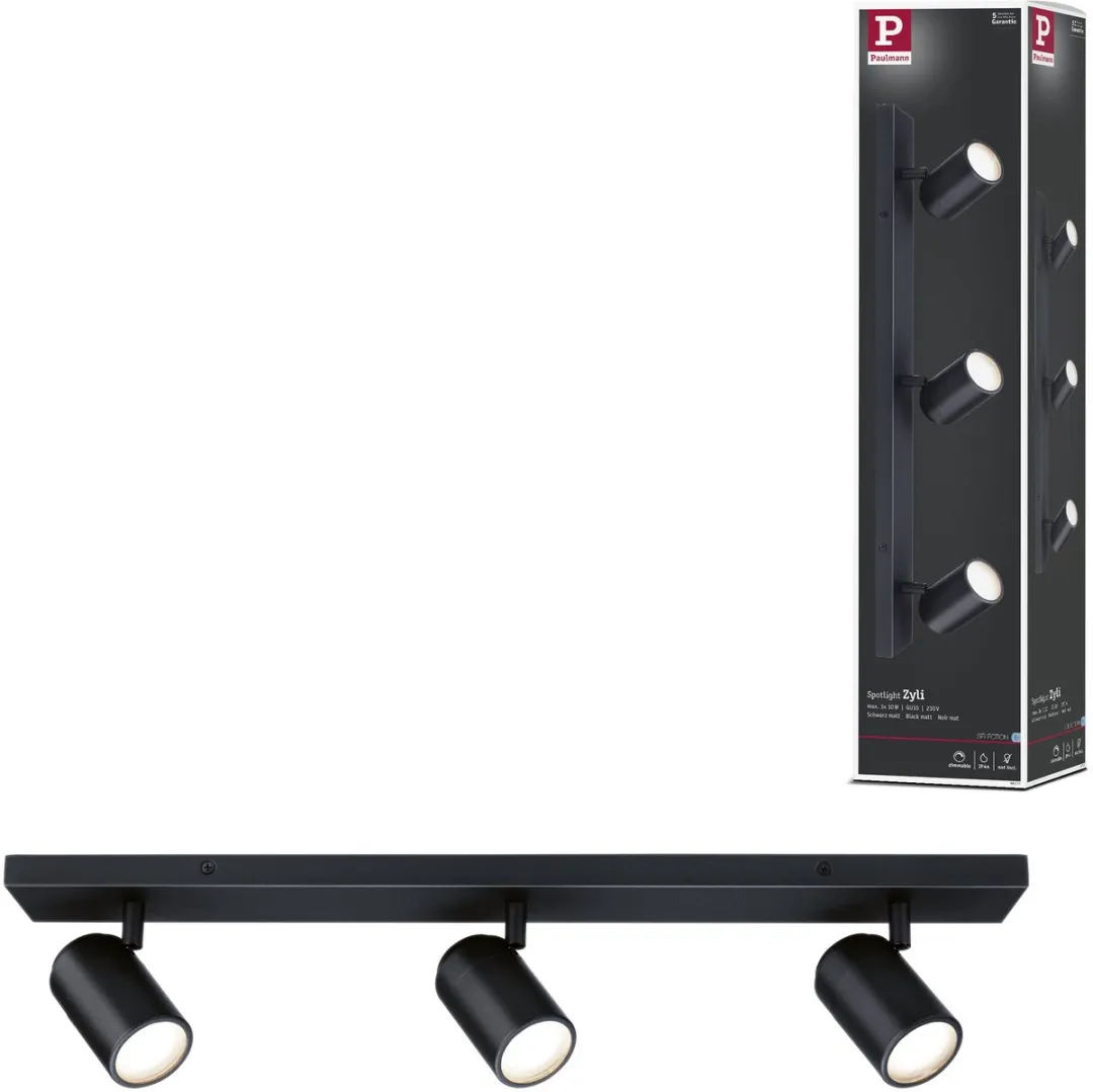 Paulmann Spotlight Zyli IP44 GU10 3x10W