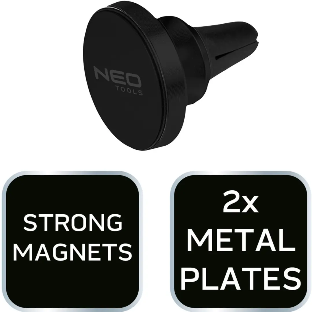 NEO TOOLS GD039 Magnetische Autohouder - Zwart - afbeelding 6 van 6