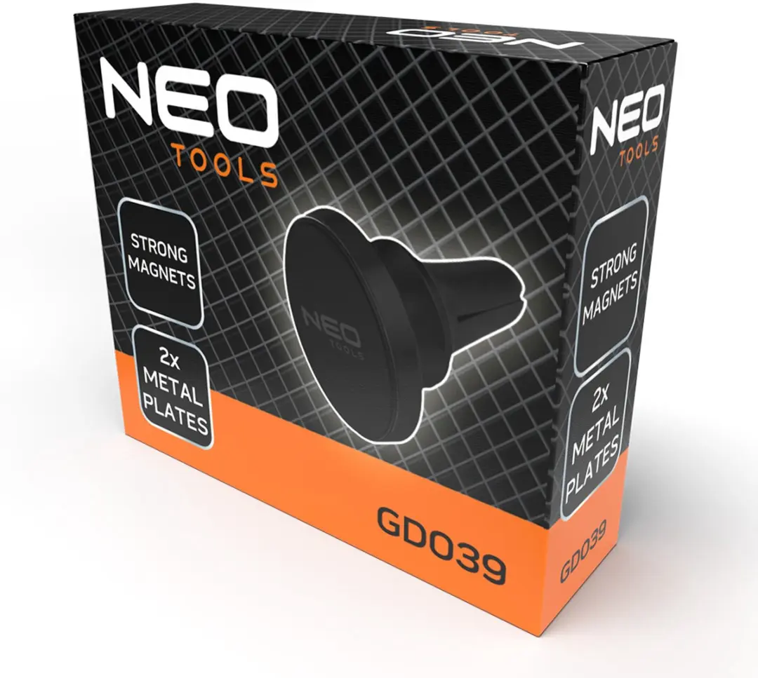 NEO TOOLS GD039 Magnetische Autohouder - Zwart - afbeelding 4 van 6