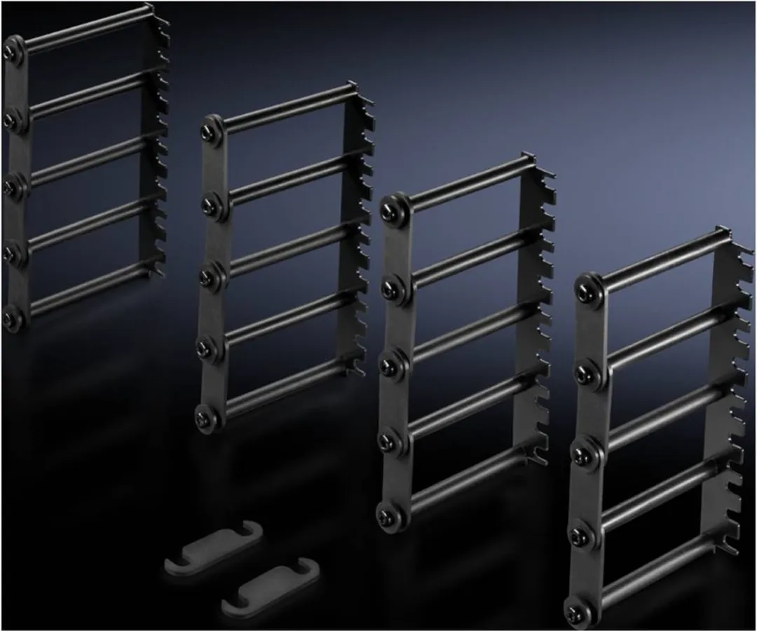 Rittal 48,3 cm Kabelgeleiders 4HE 4 Stuks - Zwart - afbeelding 6 van 6