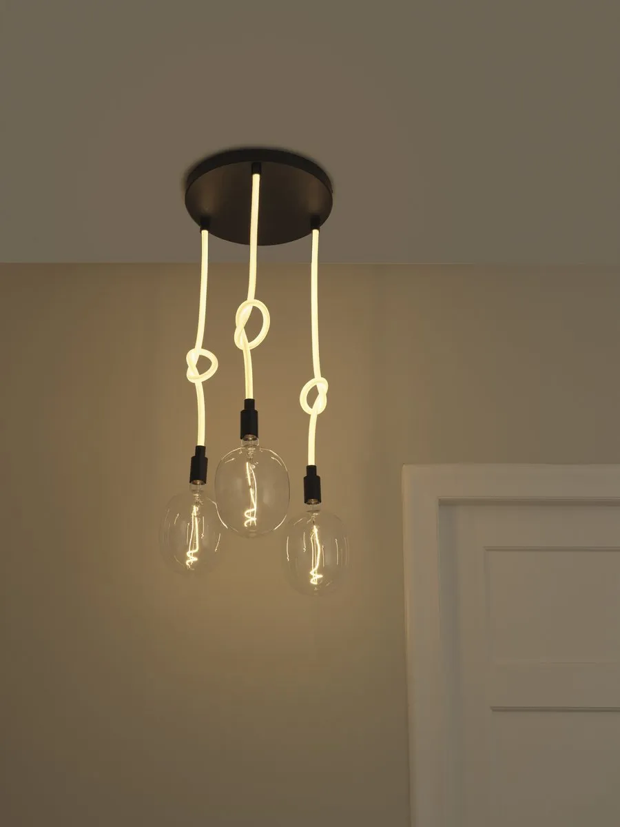 Osram Decor Glow Hanglamp 3xE27 28W 1400lm - Zwart