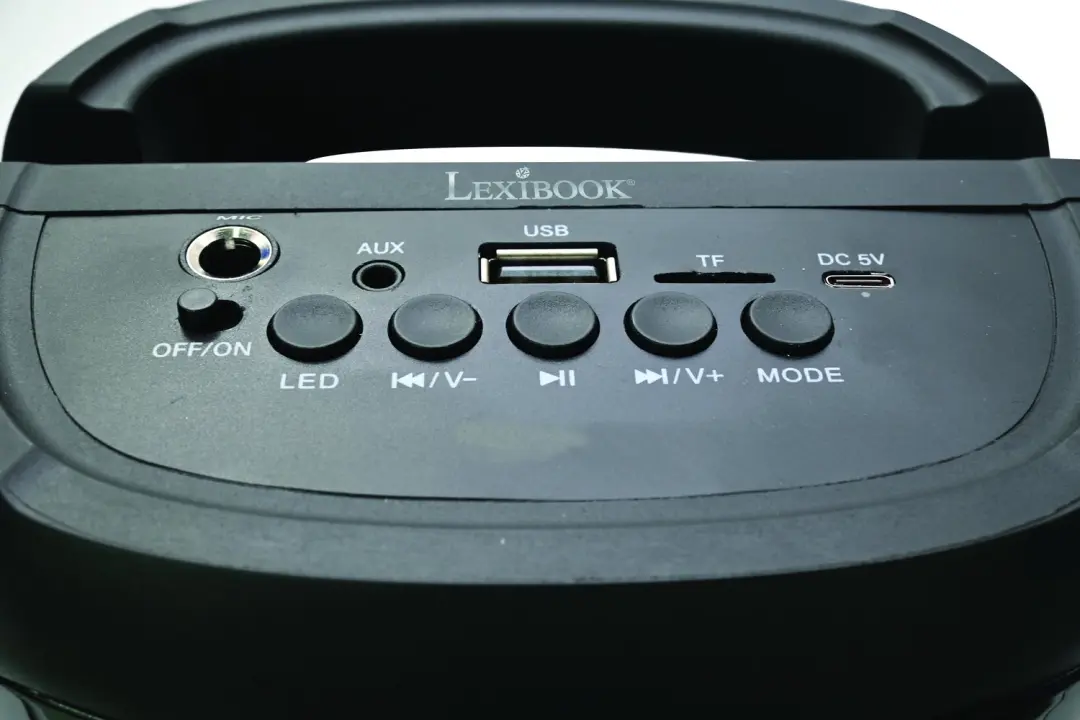 Lexibook K8310 Bluetooth-speaker met vlameffect - Zwart - afbeelding 5 van 6
