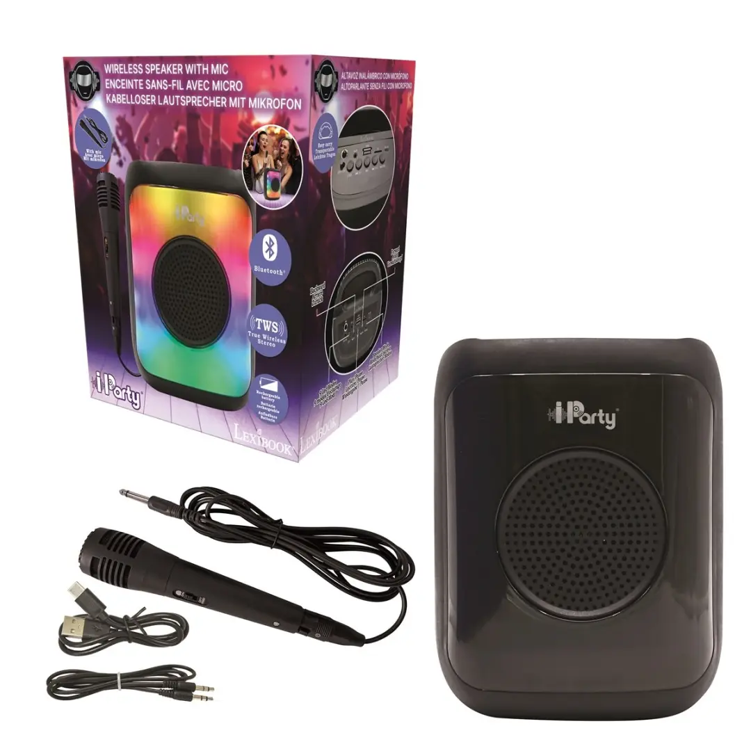 Lexibook K8310 Bluetooth-speaker met vlameffect - Zwart - afbeelding 2 van 6