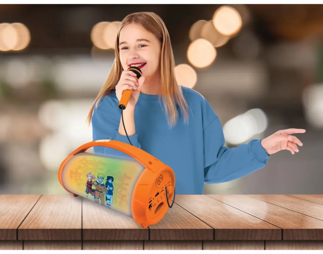 Lexibook Naruto BTP585NAZ Bluetooth Lichtluidspreker - Oranje - afbeelding 3 van 6