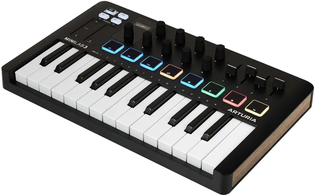 Arturia MiniLab 3 MIDI Keyboard - 25 Toetsen - Zwart - afbeelding 6 van 6