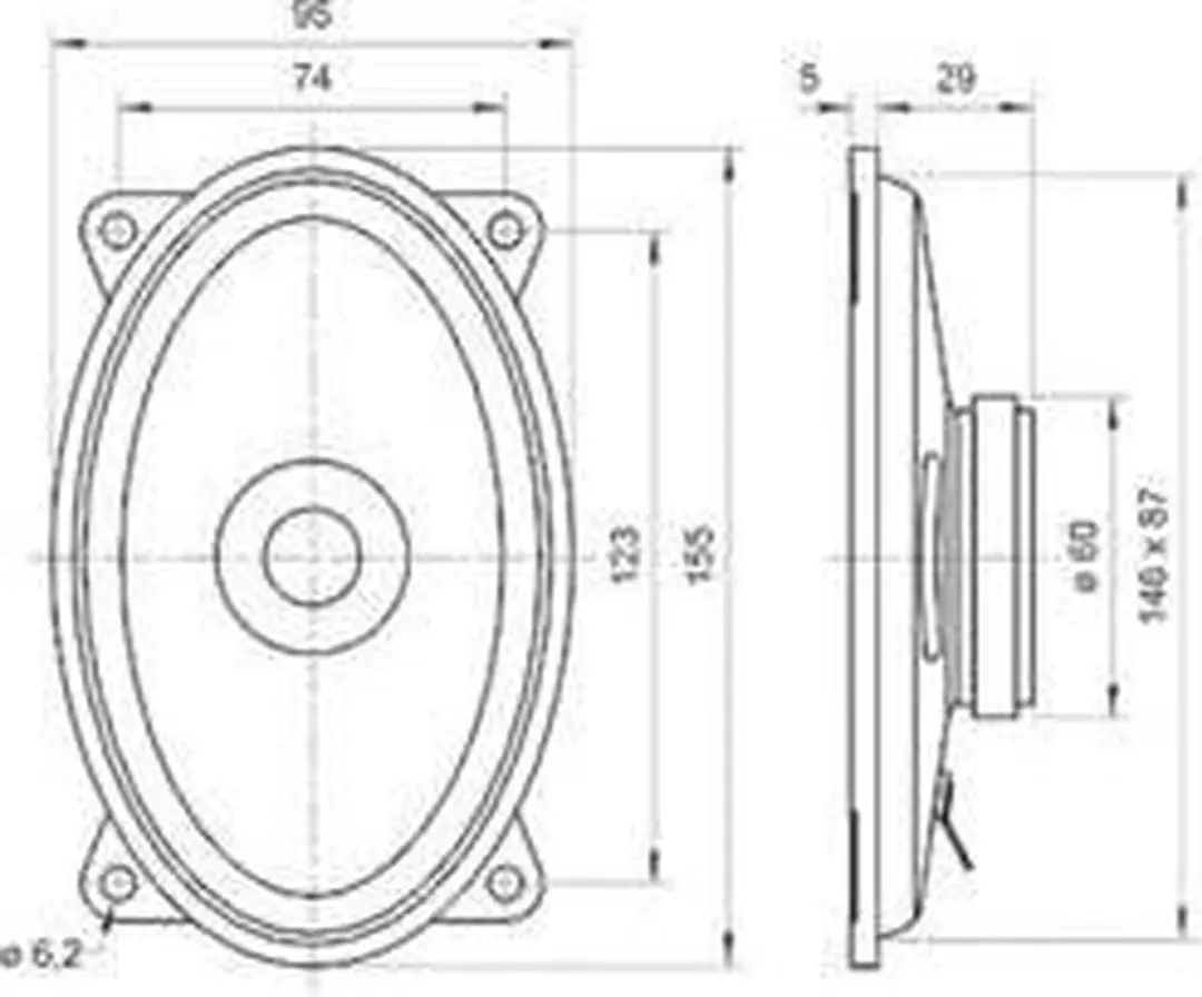 Visaton FR 9.15 Breedband-luidspreker 15W 4 Ohm - afbeelding 3 van 5