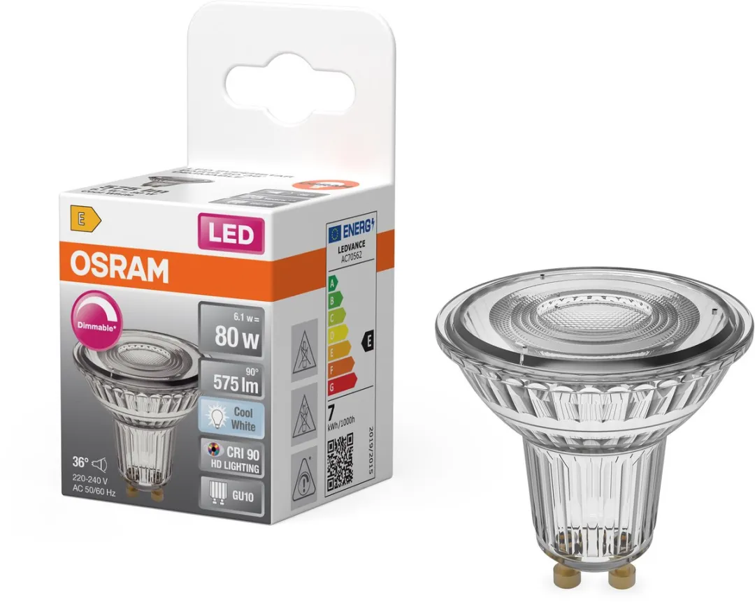 Osram LED Spot Reflector Superstar PAR16 6,1W - 36° - 575lm - GU10