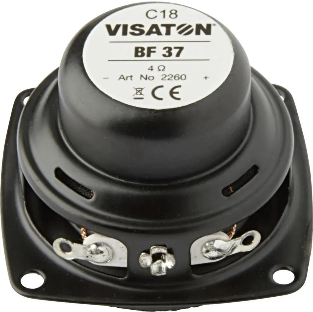 Visaton BF 37 Breedband-luidspreker 8 Ohm - 5W - Zwart - afbeelding 2 van 5