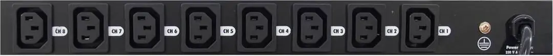 Eurolite BOARD 19 70008277 Stroomverdeler 8-voudig 1 HE - afbeelding 3 van 4