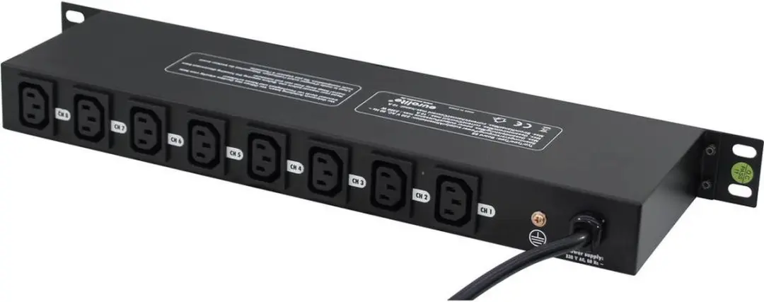 Eurolite BOARD 19 70008277 Stroomverdeler 8-voudig 1 HE - afbeelding 4 van 4