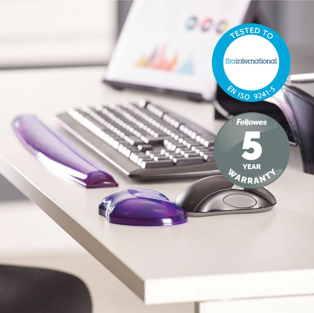 Fellowes Crystal Gel Polssteun FELLOWES_288269 - Paars