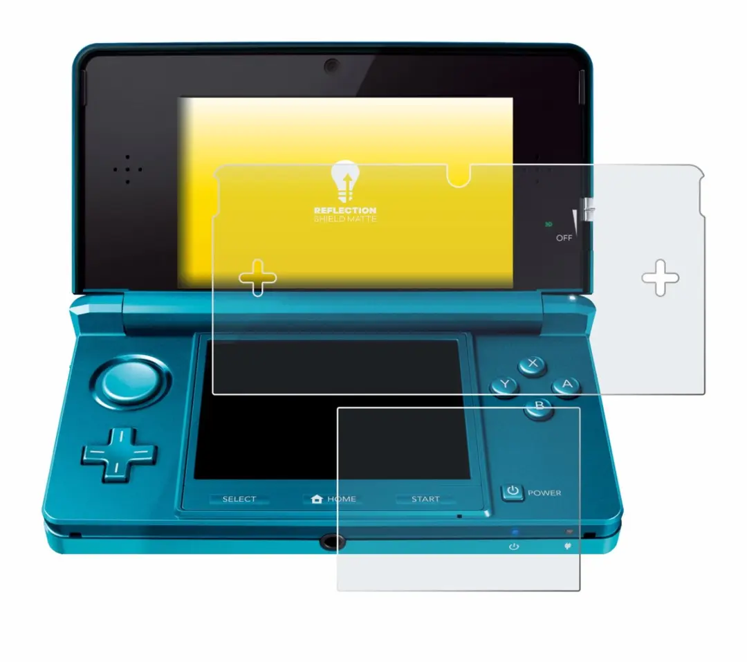 upscreen Screenprotector Nintendo 3DS - Reflection Shield - afbeelding 5 van 6