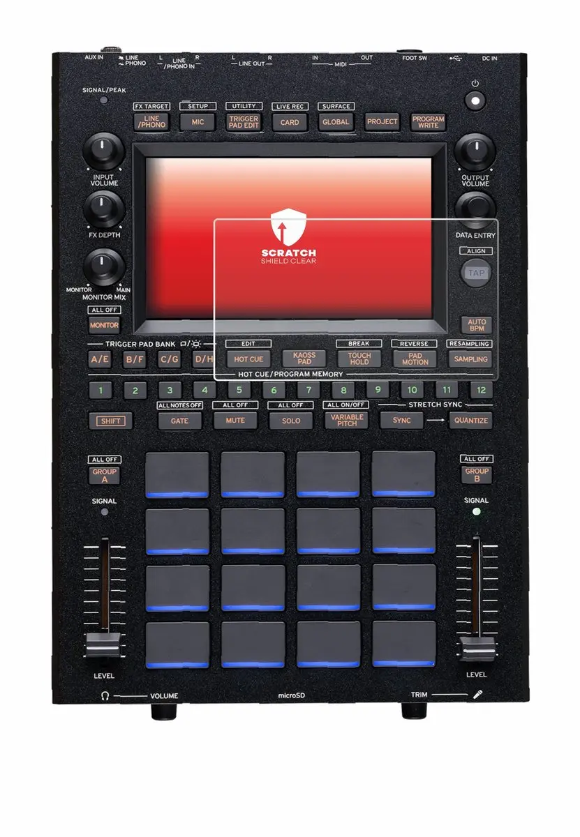 upscreen Scratch Shield Screenprotector KORG KAOSS Replay - afbeelding 5 van 6