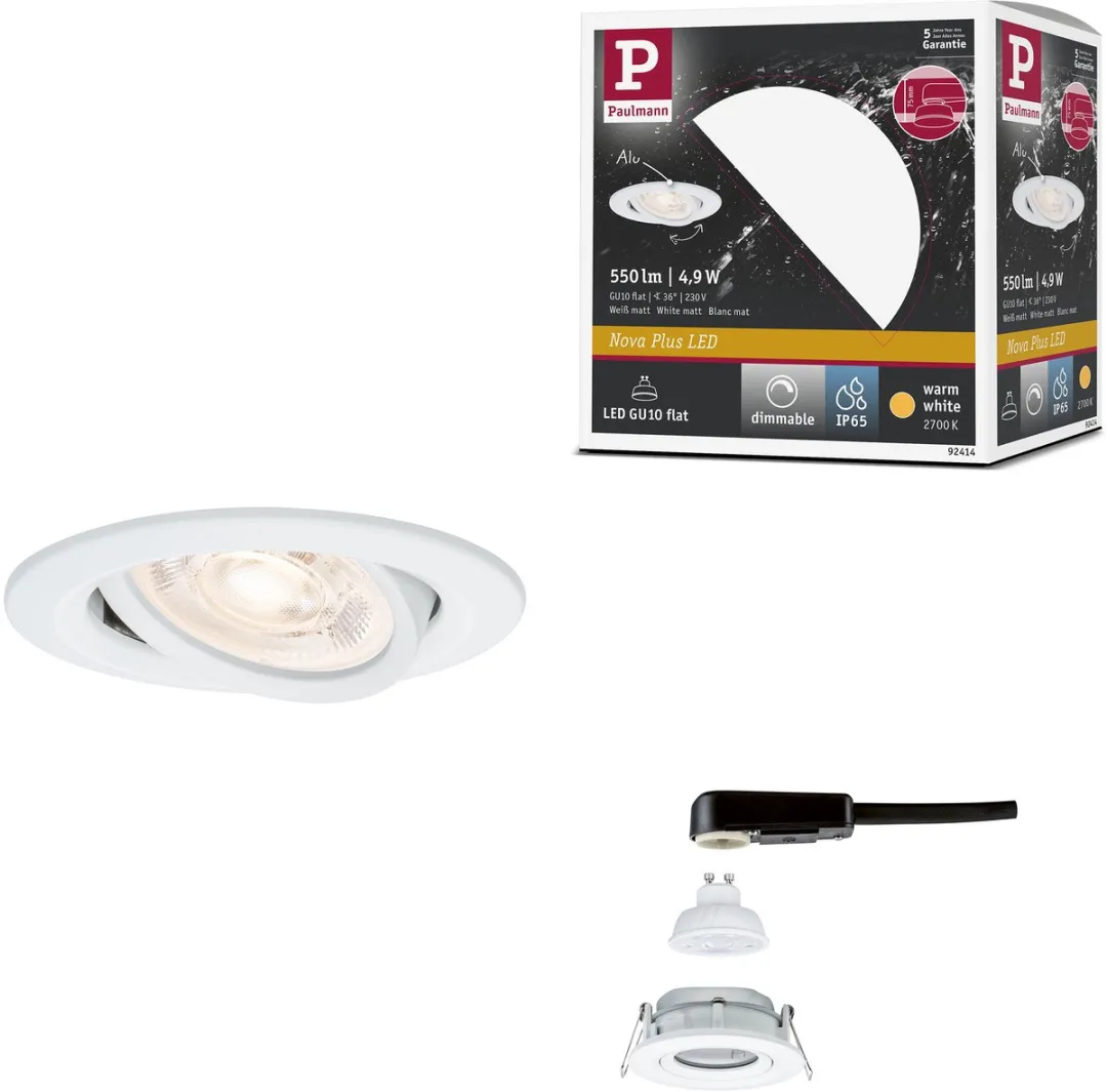 Paulmann Nova Plus GU10 LED-inbouwlamp 4,9W 550lm