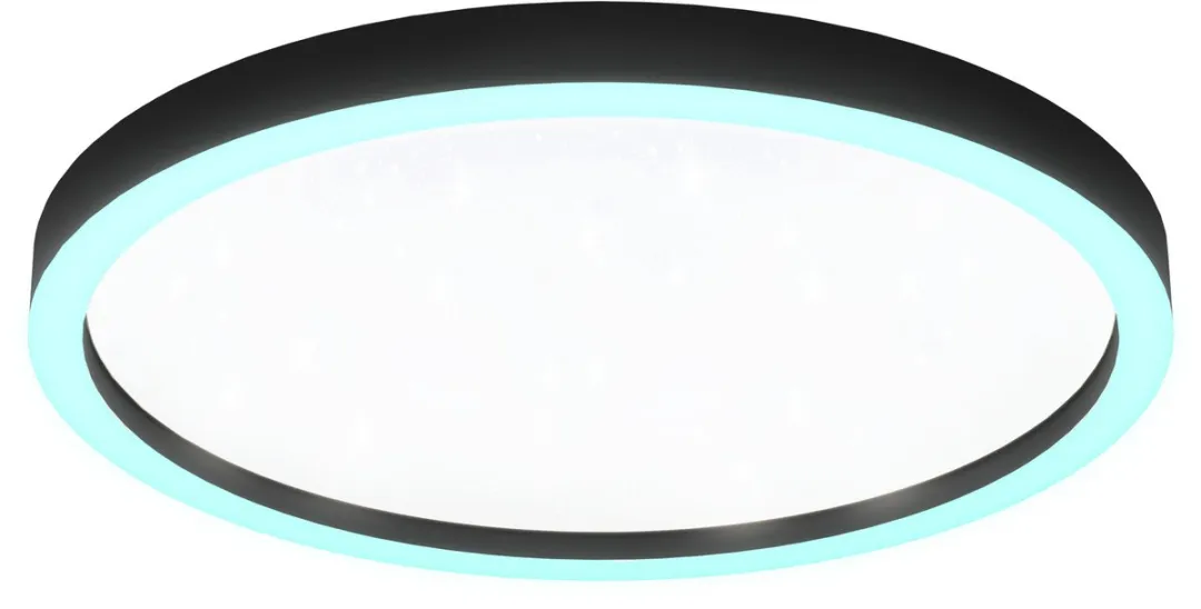 EGLO connect.z Romao-Z Smart Plafondlamp - Ø 57 cm - Wit/Grijs - Instelbaar RGB & wit licht - Dimbaar - Zigbee