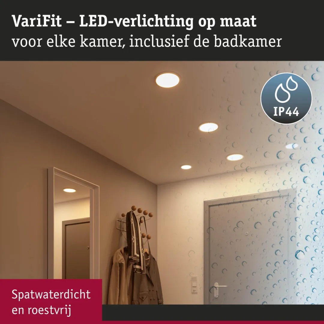 Paulmann VariFit Areo LED-inbouwpaneel 6,5W 500lm IP44 - Wit