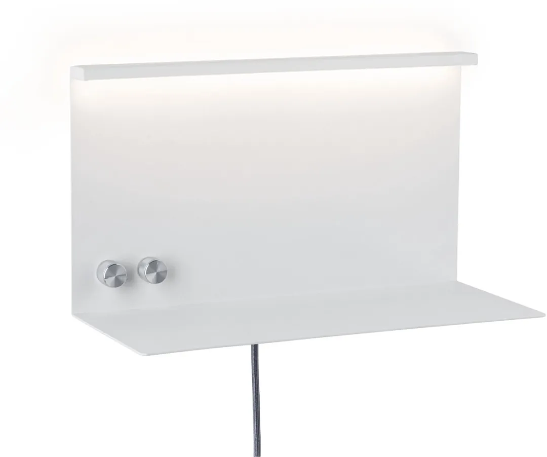 Paulmann LED Wandlamp Jarina USB-C 3000K 400lm - 230V - Wit mat