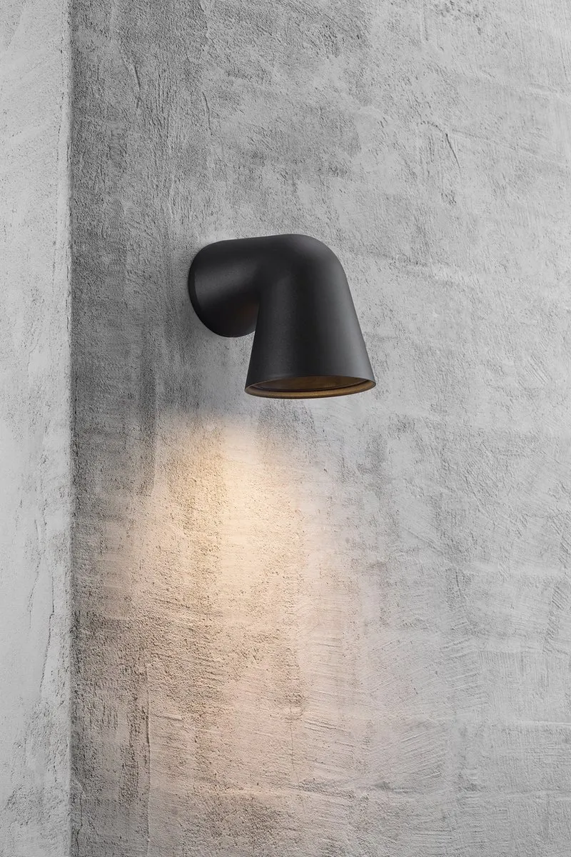 Nordlux Front Wandlamp GU10 IP44 - Zwart
