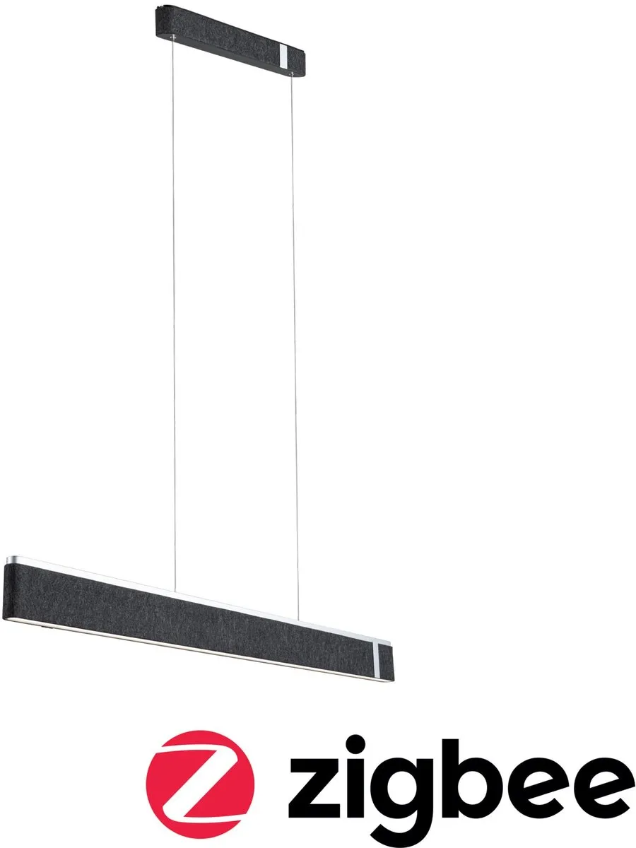 Paulmann LED Hanglamp Jagun Tunable White 21W - Antraciet