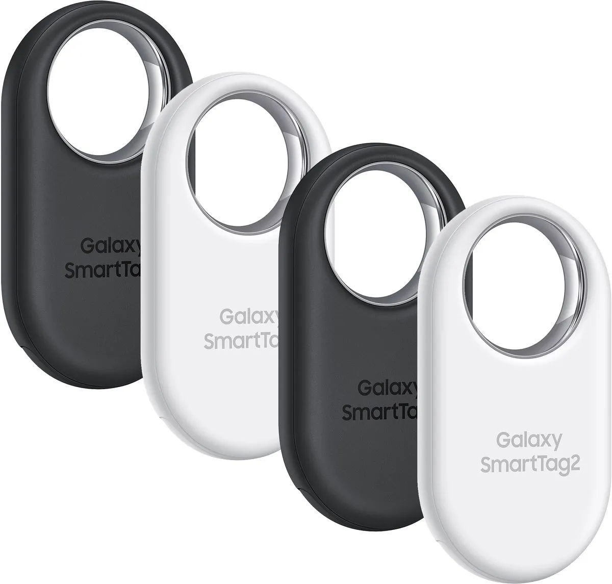 Samsung Galaxy SmartTag2 4 Pack - Zwart/Wit