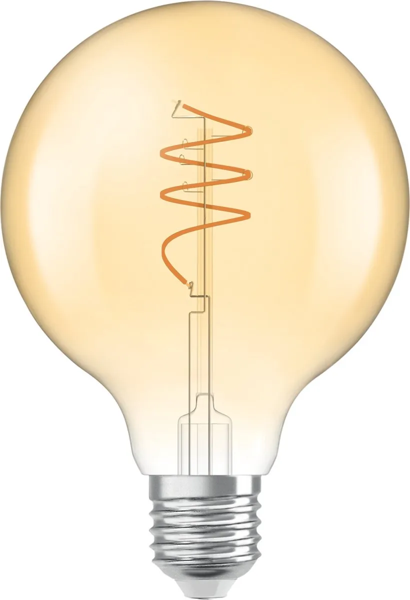 Osram Vintage 1906 Globe LED - 3,4W 470lm E27 Warm Wit - Goudkleurig Glas