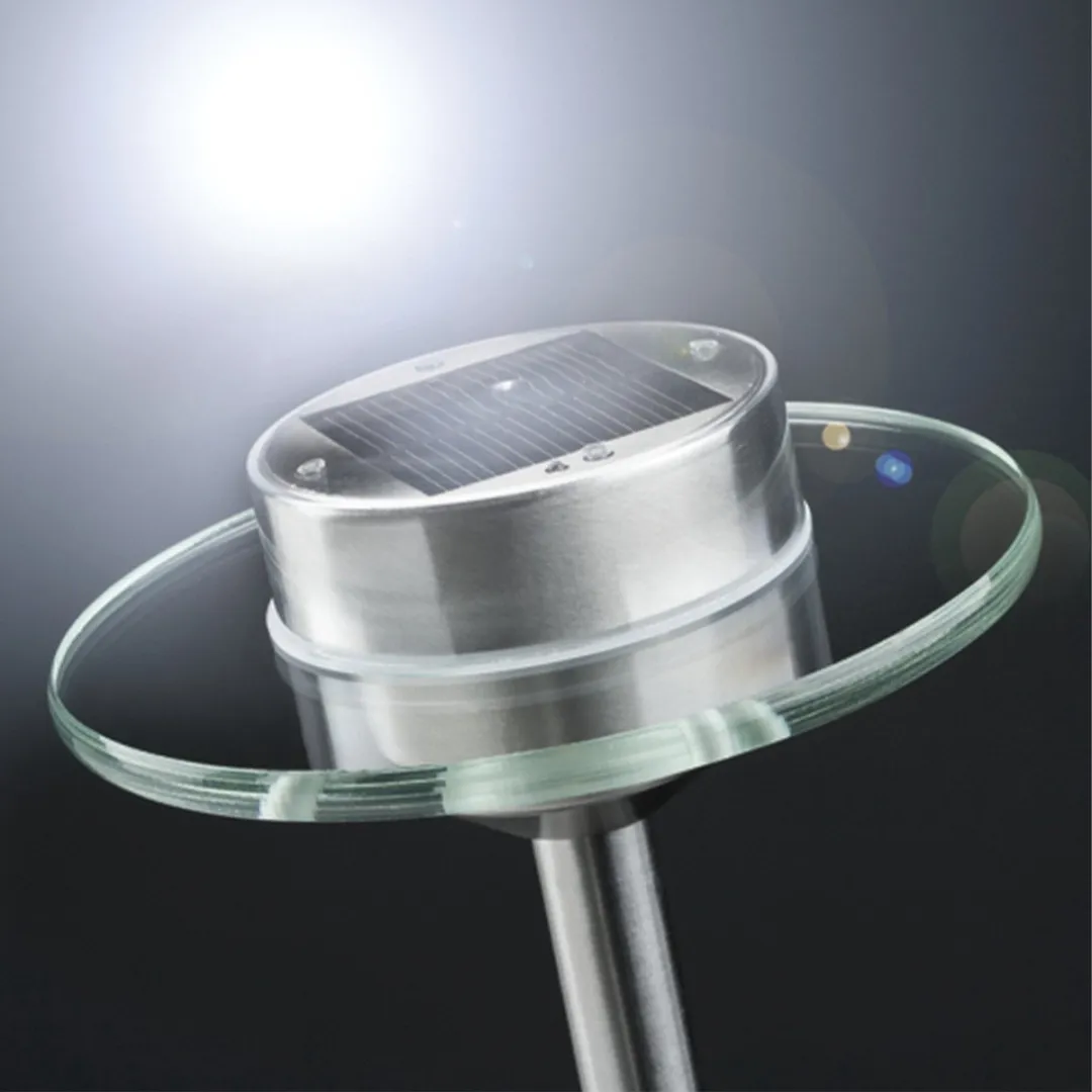 Paulmann Solar LED Tuinspots Ufo IP44 3000K - Edelstaal 15cm