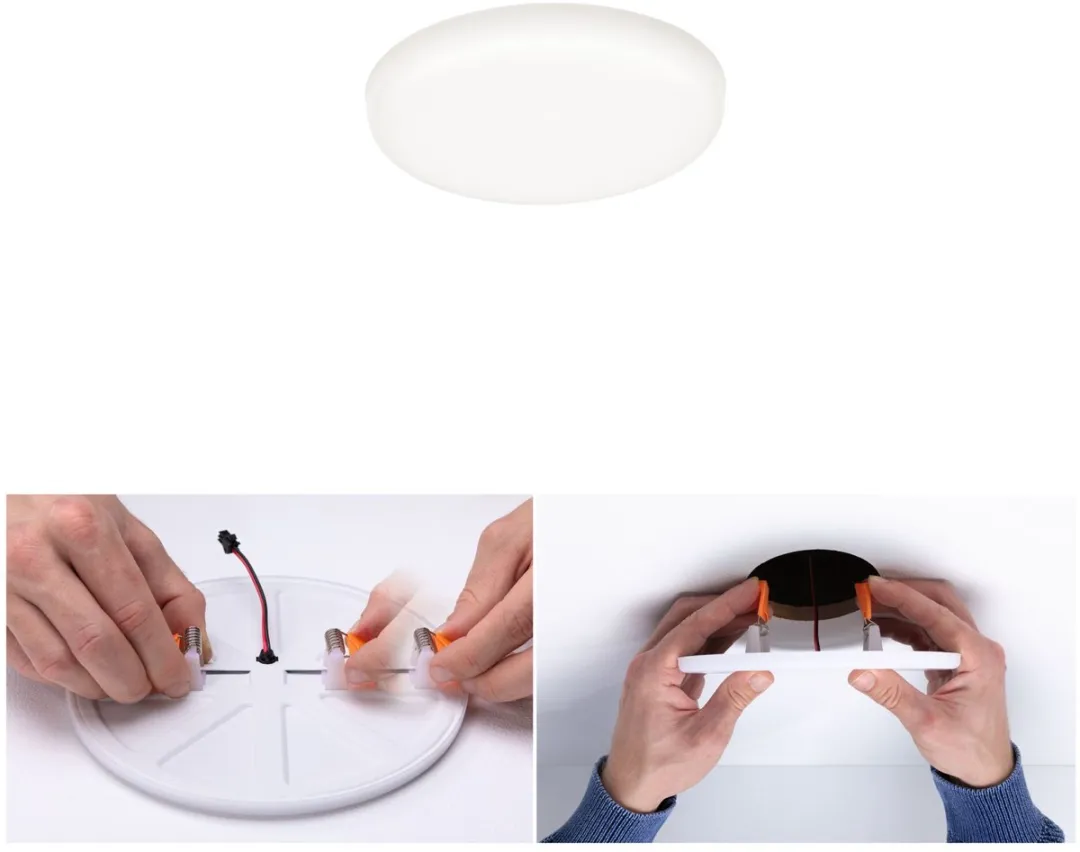 Paulmann VariFit Veluna LED-inbouwpaneel 4,5W 400lm 4000K - Ø75mm - Satijn