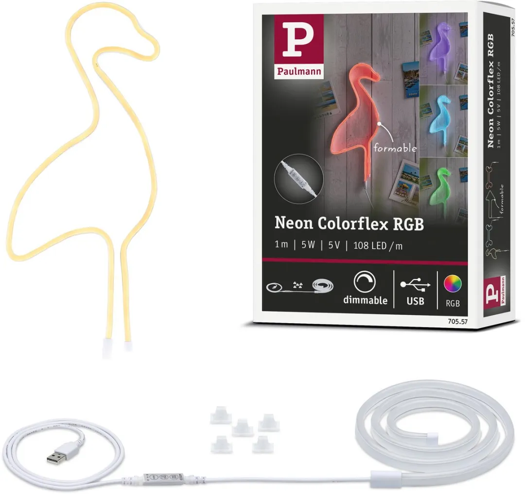 Paulmann USB LED Strip Colorflex Neon RGB 1m