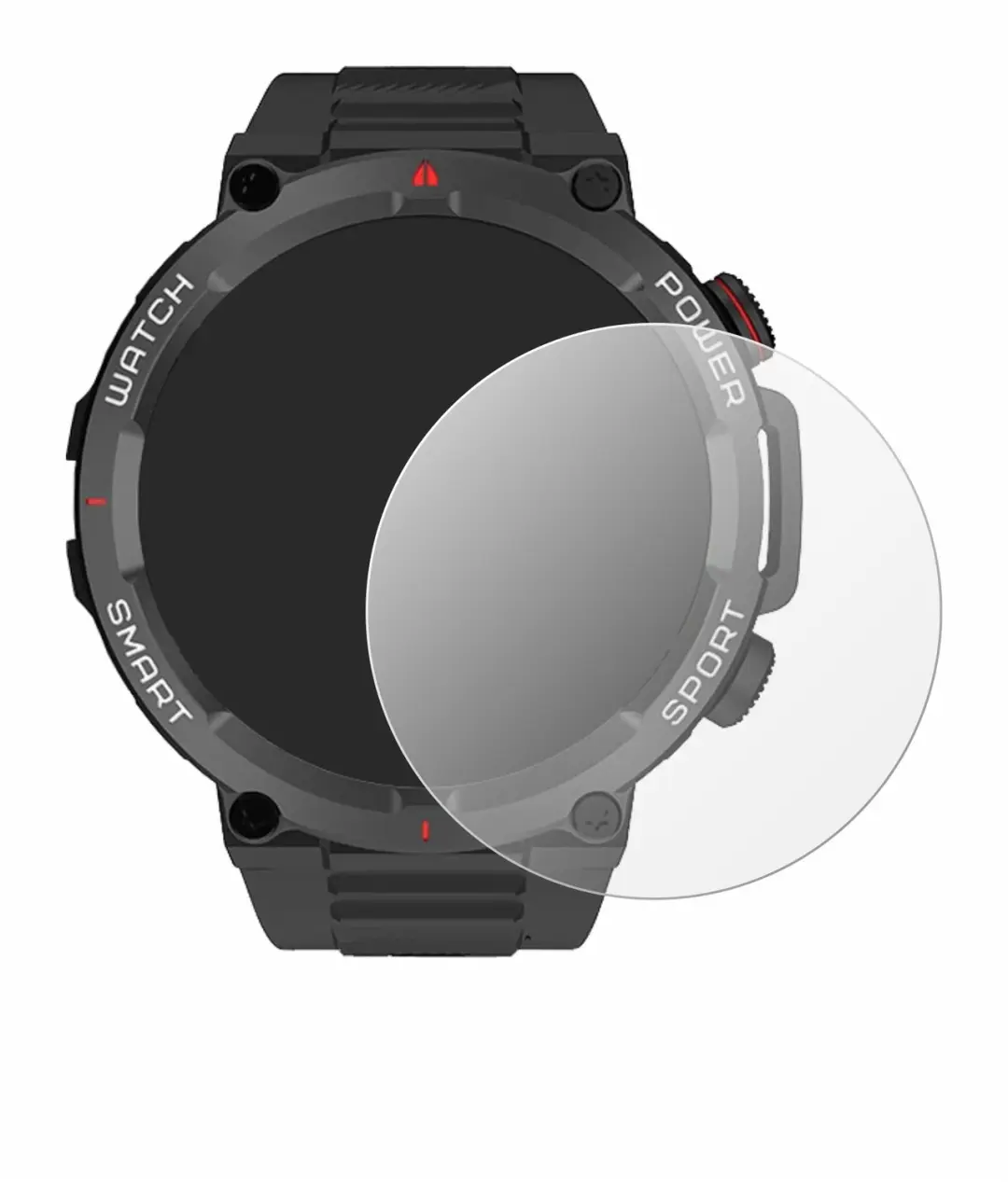 upscreen Screenprotector Neow W-Watch 1.39 inch - Mat - afbeelding 5 van 6